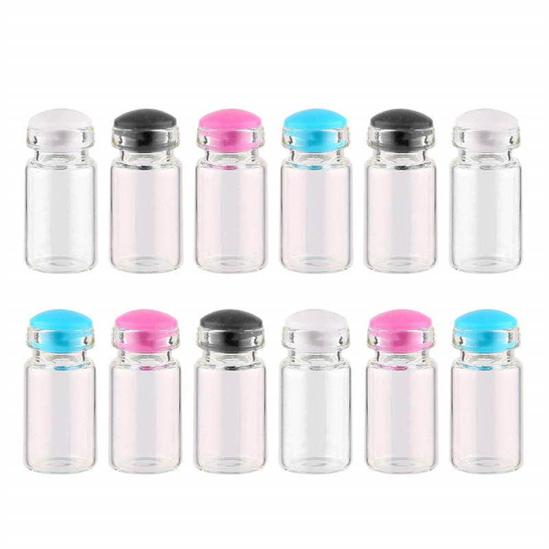 Art Craft Zoo - 1000x 0.5ml Mini silikonowe fiolki z