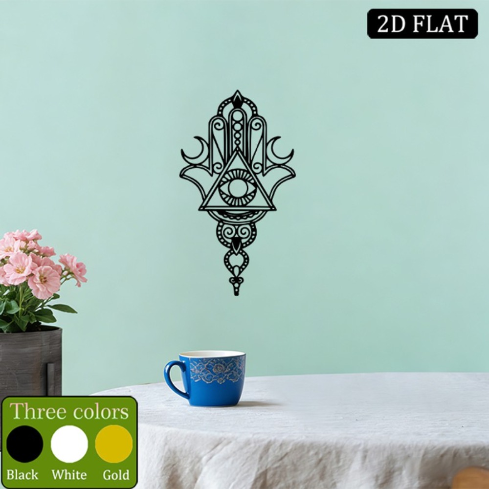Art & Craft Teacher Vacancy - CIFBUY Metalowa dekoracja ścienna Hamsa Oko