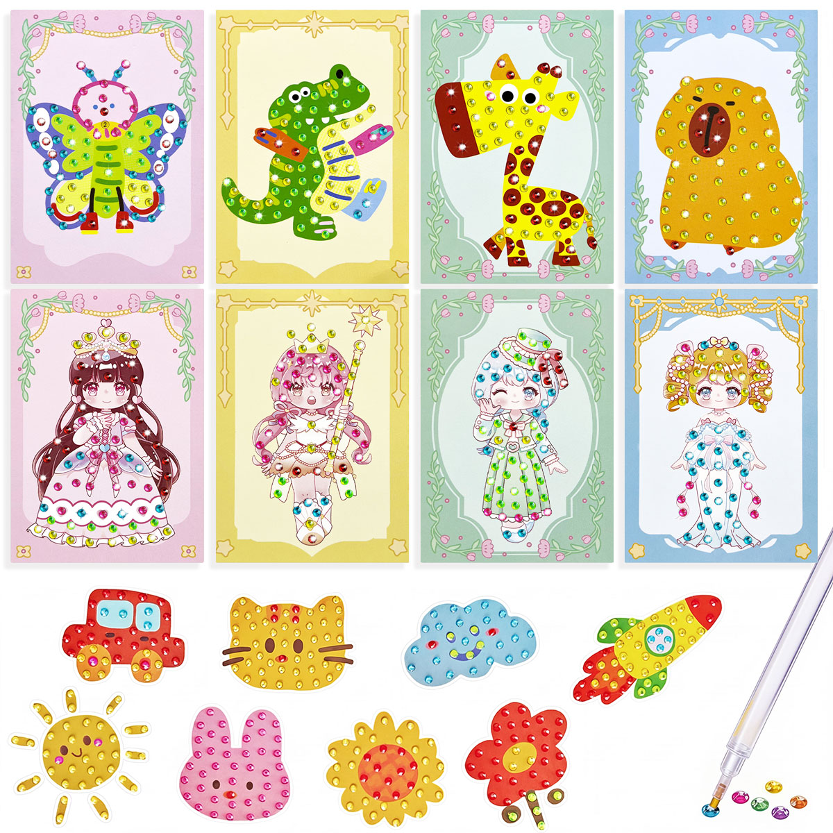 Art Craft Activities - 16-częściowy zestaw do tworzenia ozdób z
