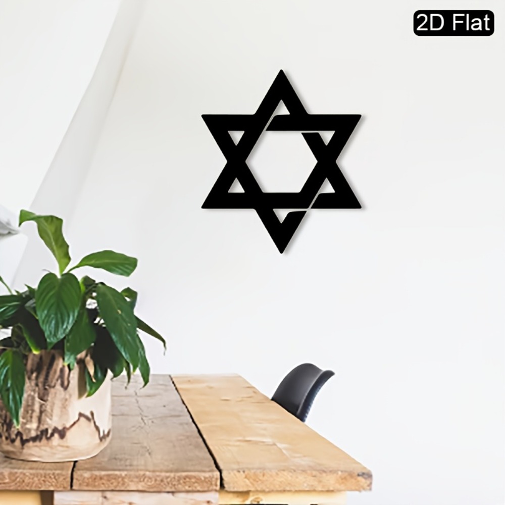 Art & Craft Teacher Vacancy - CIFBUY Żelazna Dekoracja Ścienna Gwiazda Dawida