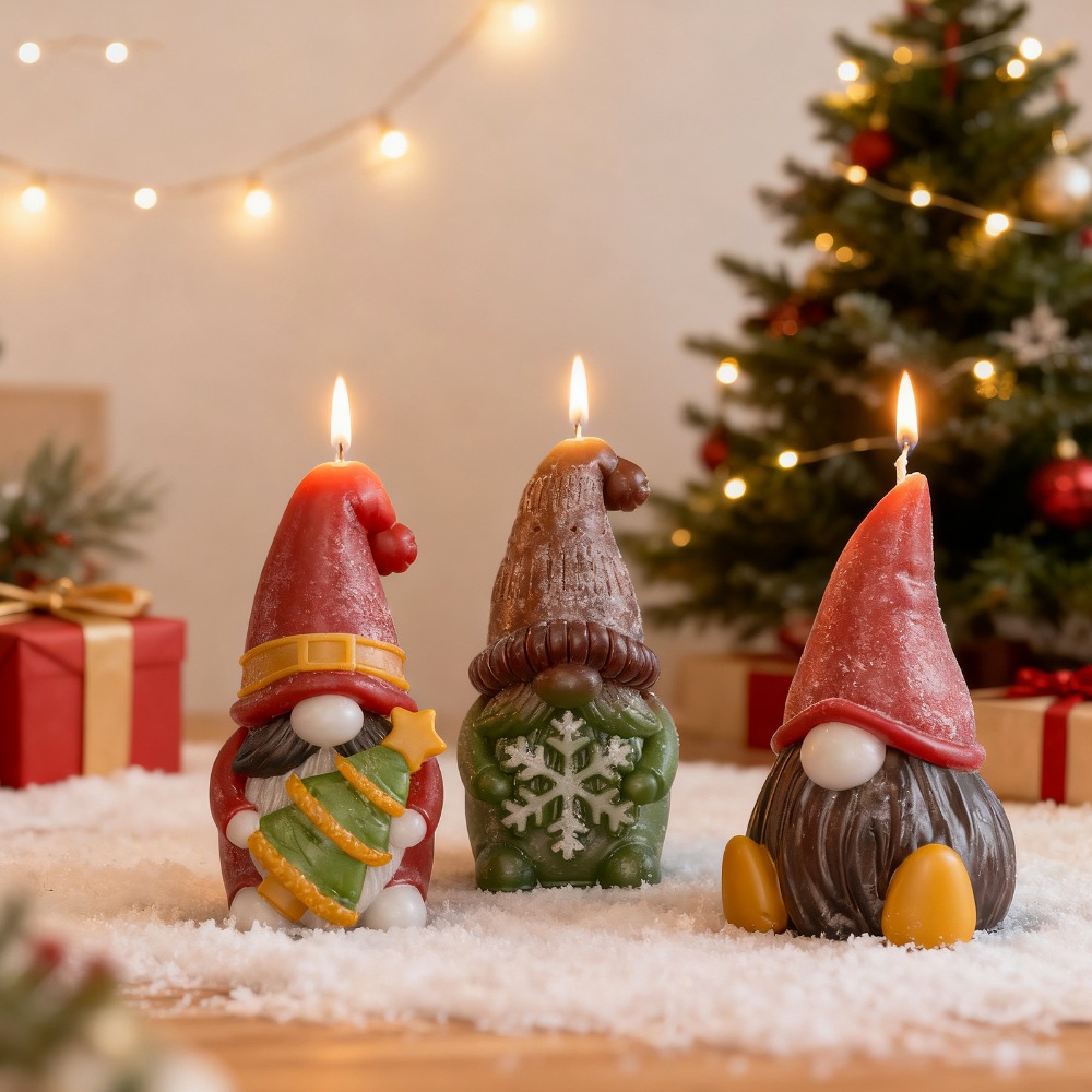 Art And Craft Xmas Tree - Formy silikonowe na świece w kształcie