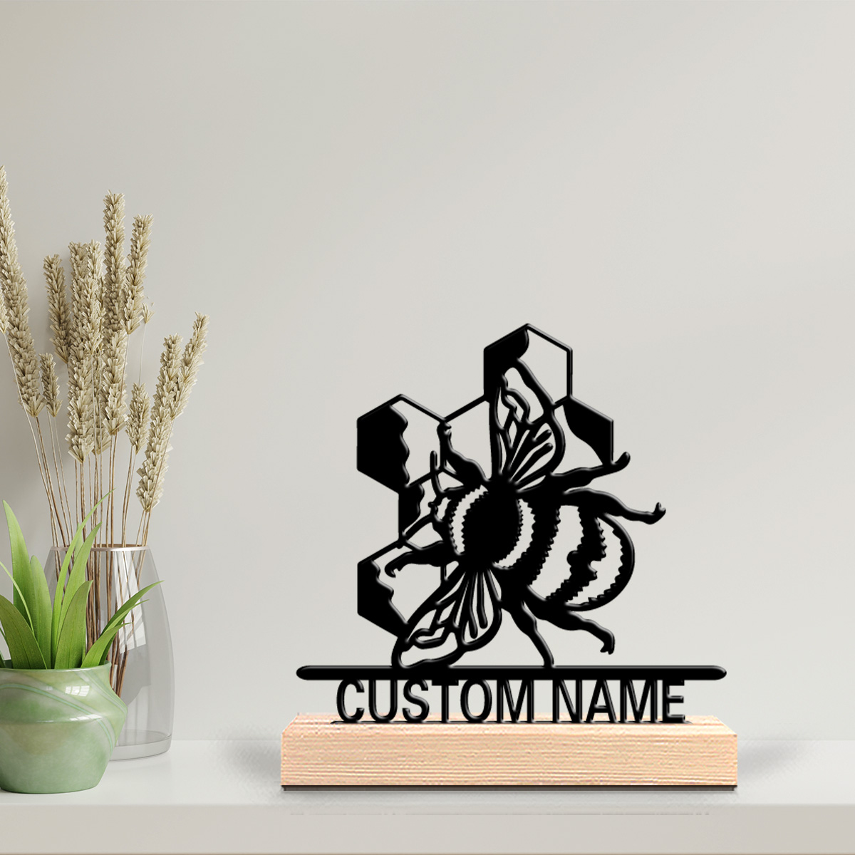 Art Craft Simple - 1 szt. Prosta pszczoła, metalowa statuetka