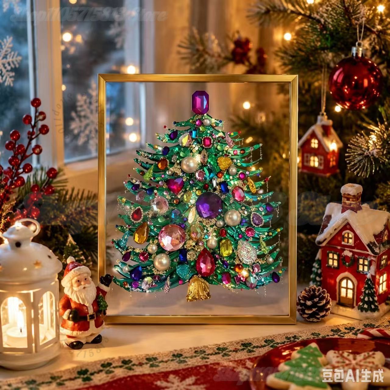 Art And Craft Xmas Tree - Zestaw do samodzielnego wykonania ozdobnej choinki