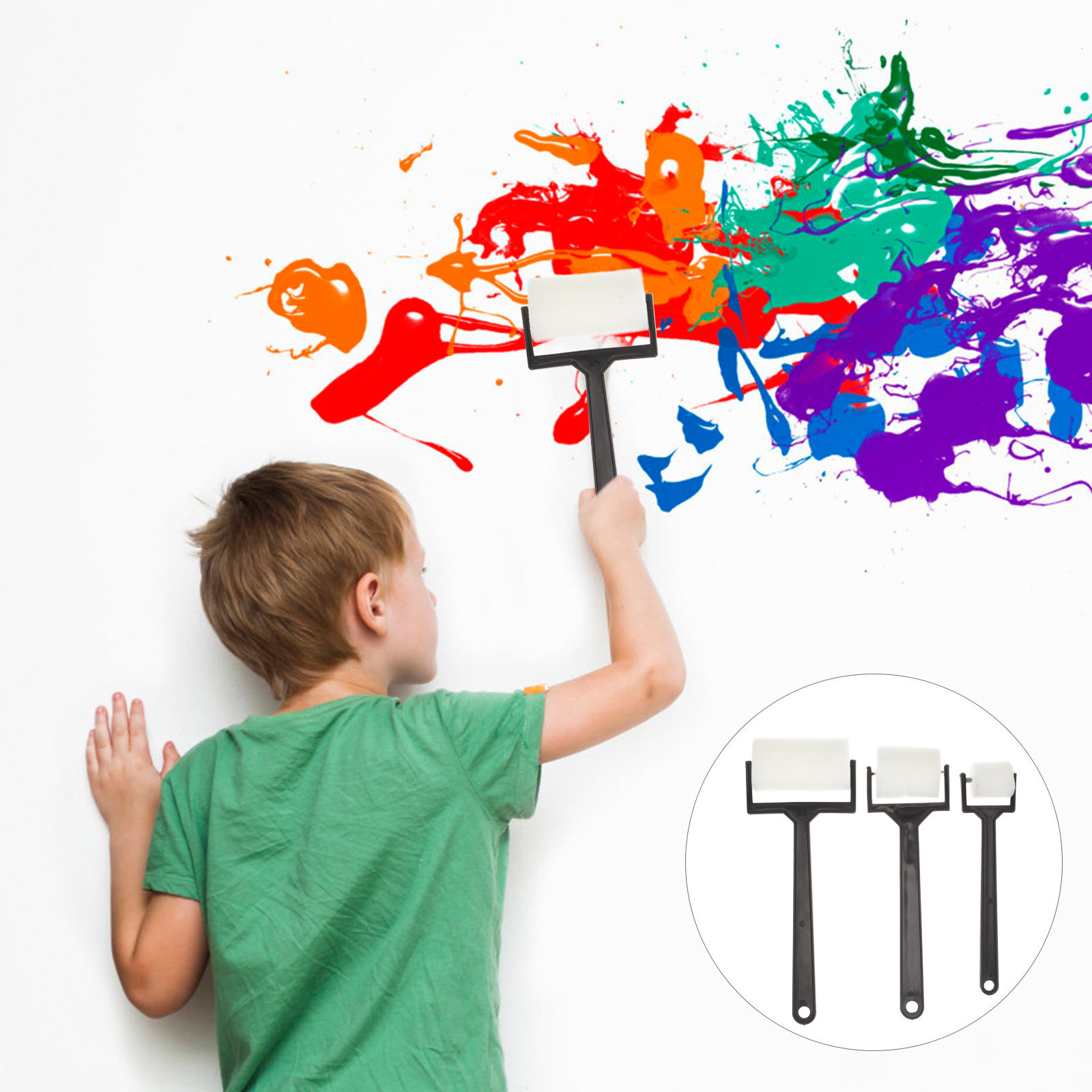 Art Craft For Preschoolers - 15-częściowy zestaw pędzli gąbkowych do malowania