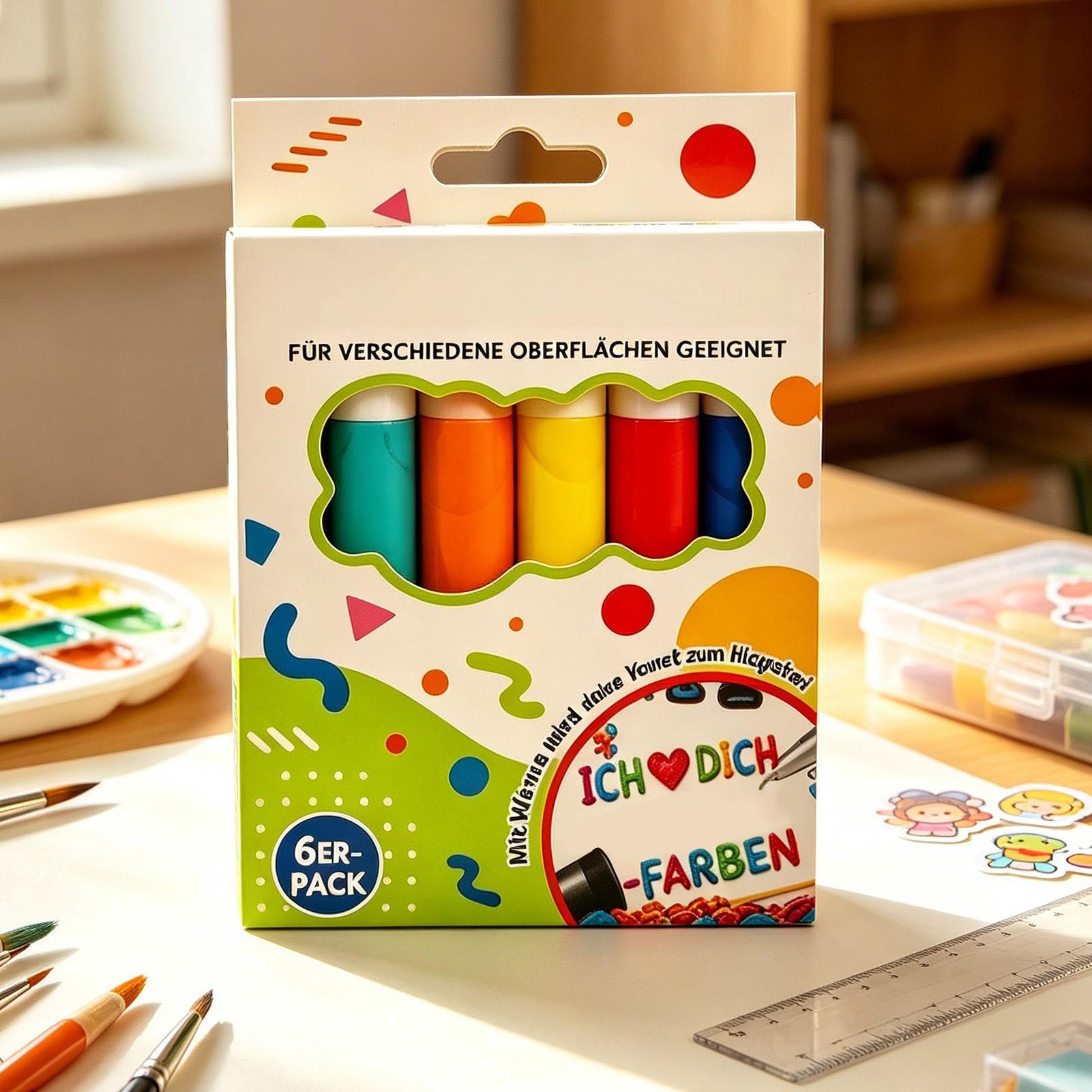 Art Craft School - Długopis z efektem bąbelków 6/12 sztuk,