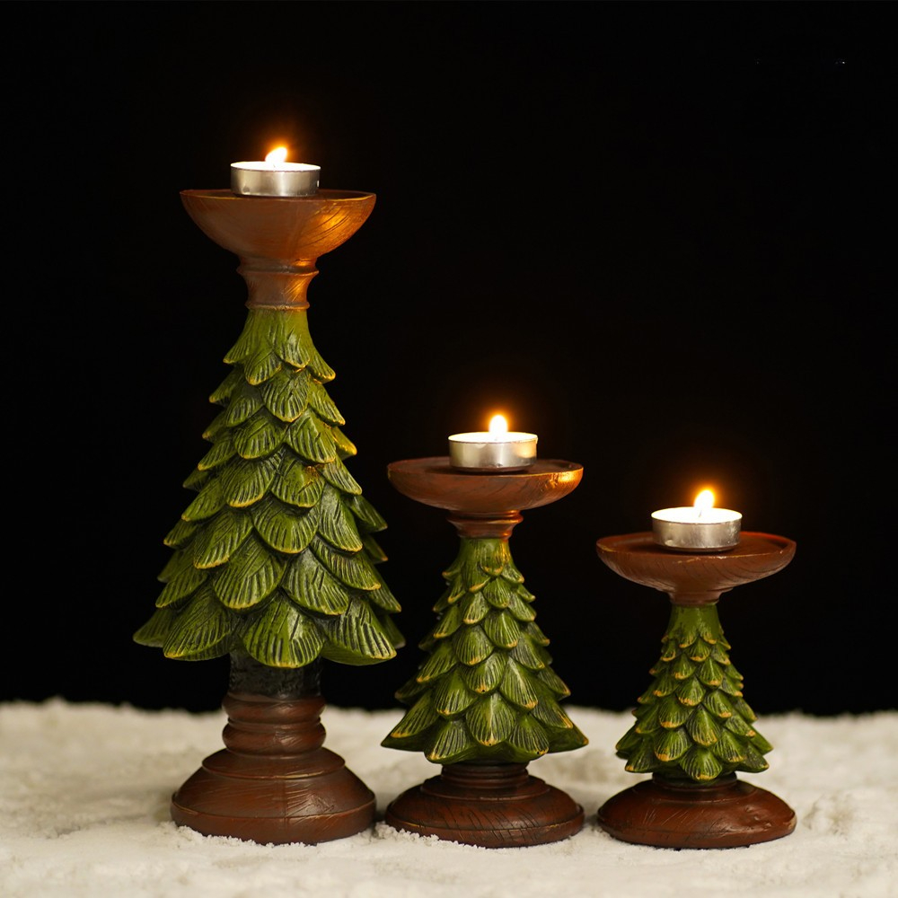 Art And Craft Xmas Tree - Dekoracje do domu Choinka Świeczniki na
