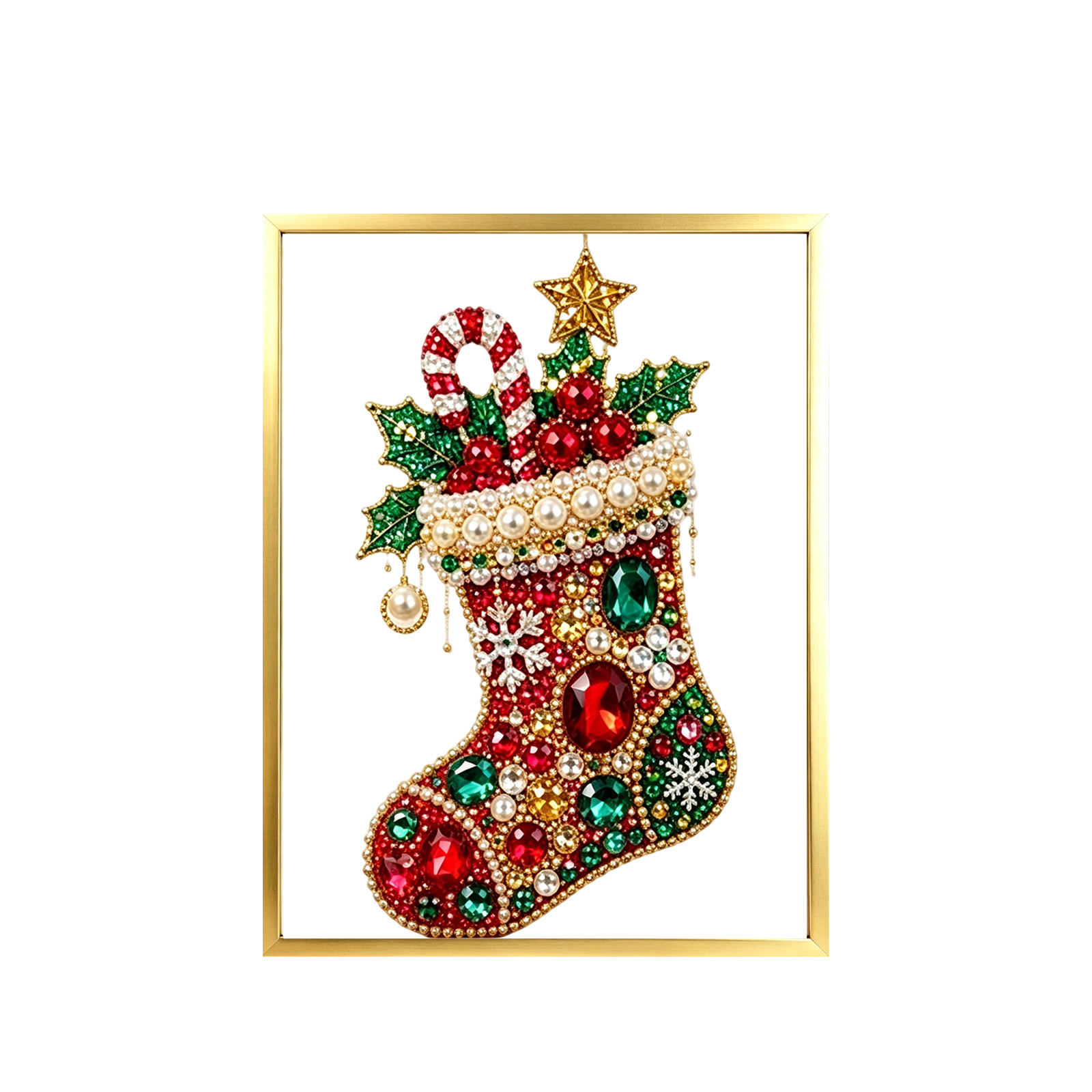 Art And Craft Xmas Tree - Zestaw do samodzielnego wykonania świątecznego obrazu