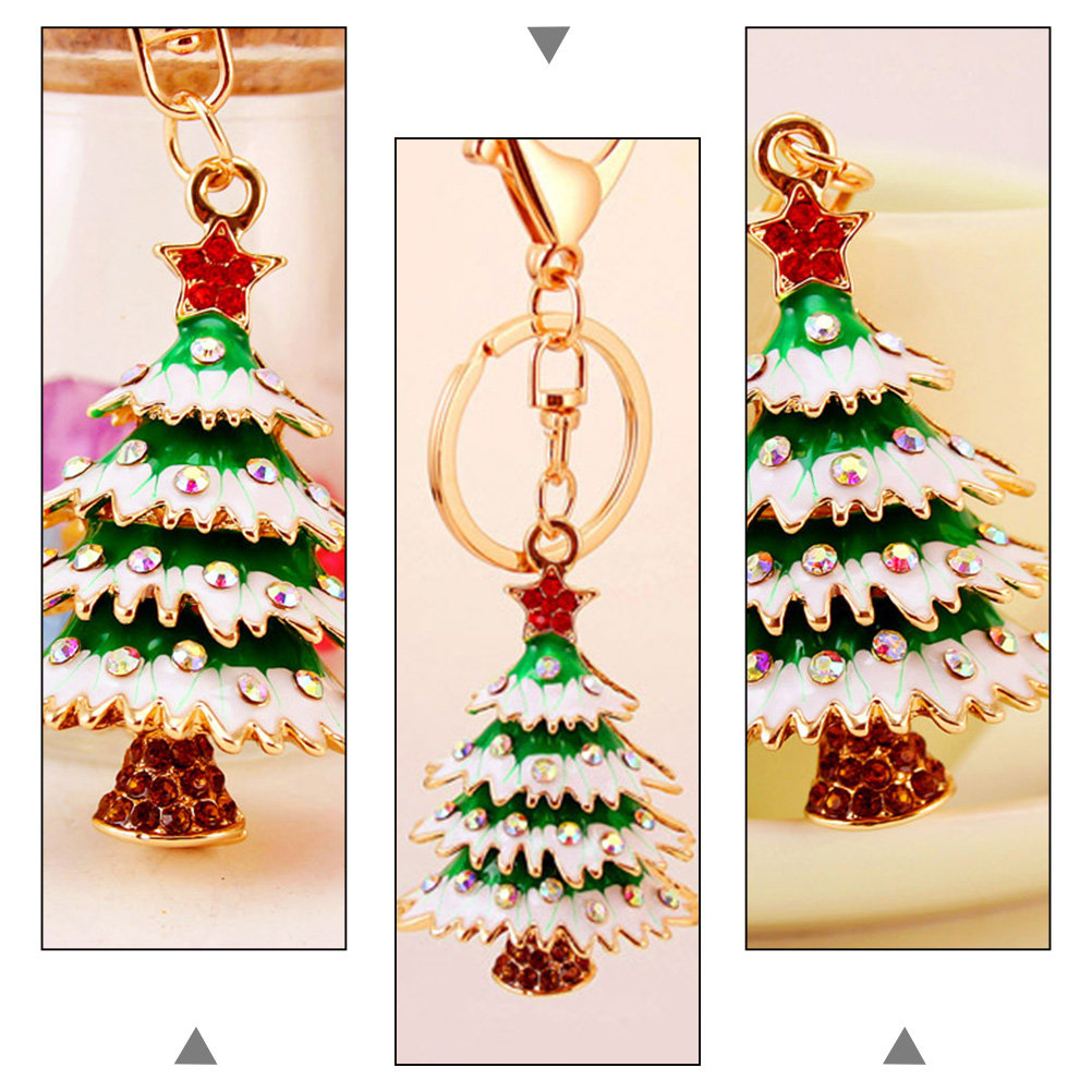 2 szt. breloczków do kluczy w  – Art And Craft Xmas Tree recenzja i cena