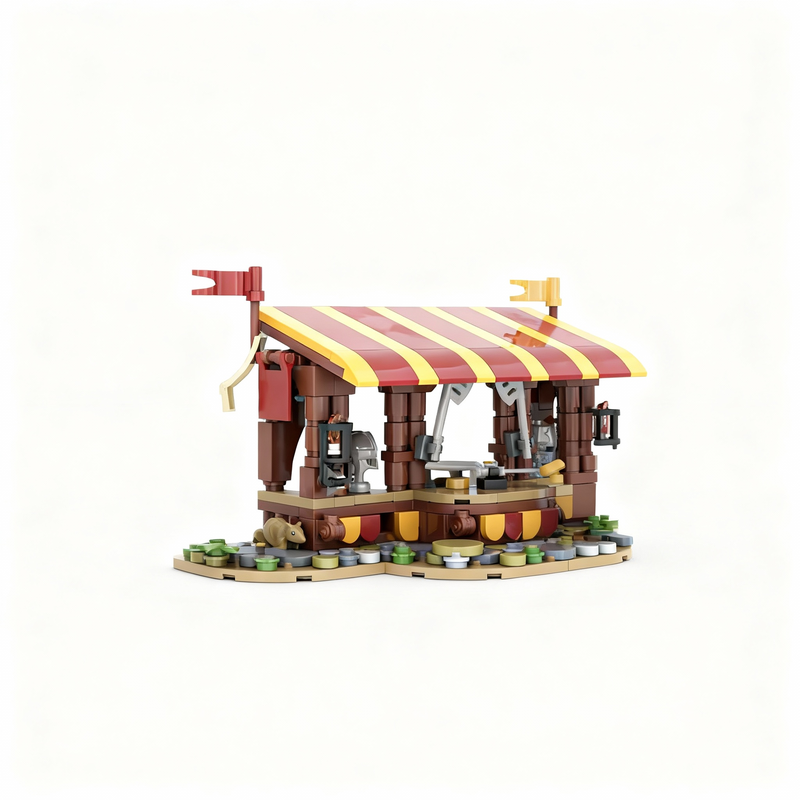 367 elementów MOC Zestaw Klock – Art Craft Christmas Ideas recenzja i cena
