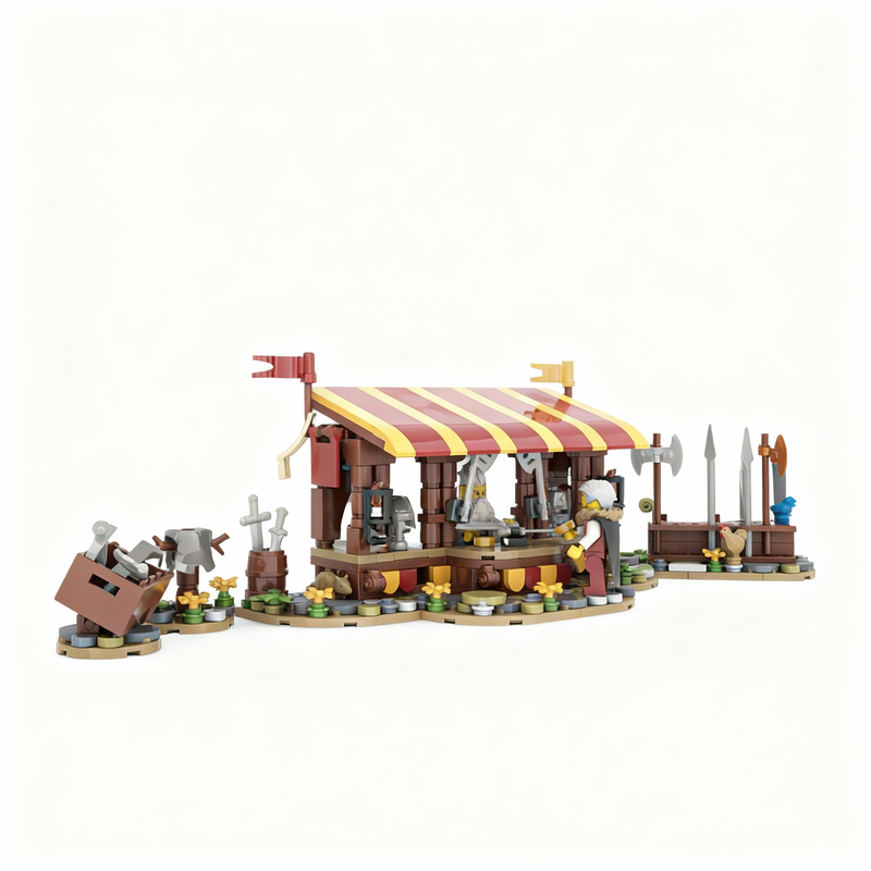367 elementów MOC Zestaw Klock – Art Craft Christmas Ideas recenzja i cena