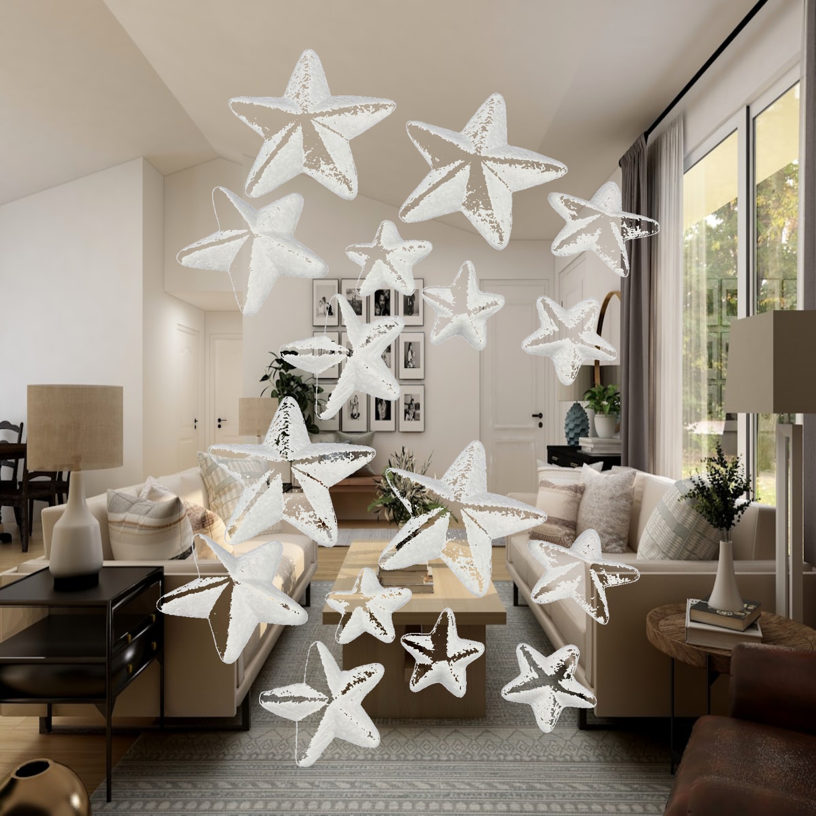 16x Gwiezdy z pianki, dekoracj – Art And Craft Xmas Tree recenzja i cena