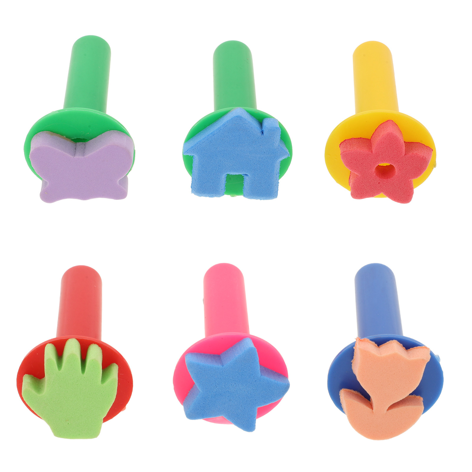 6 szt. dziecięcych pędzli z gą – Art Craft For Preschoolers recenzja i cena