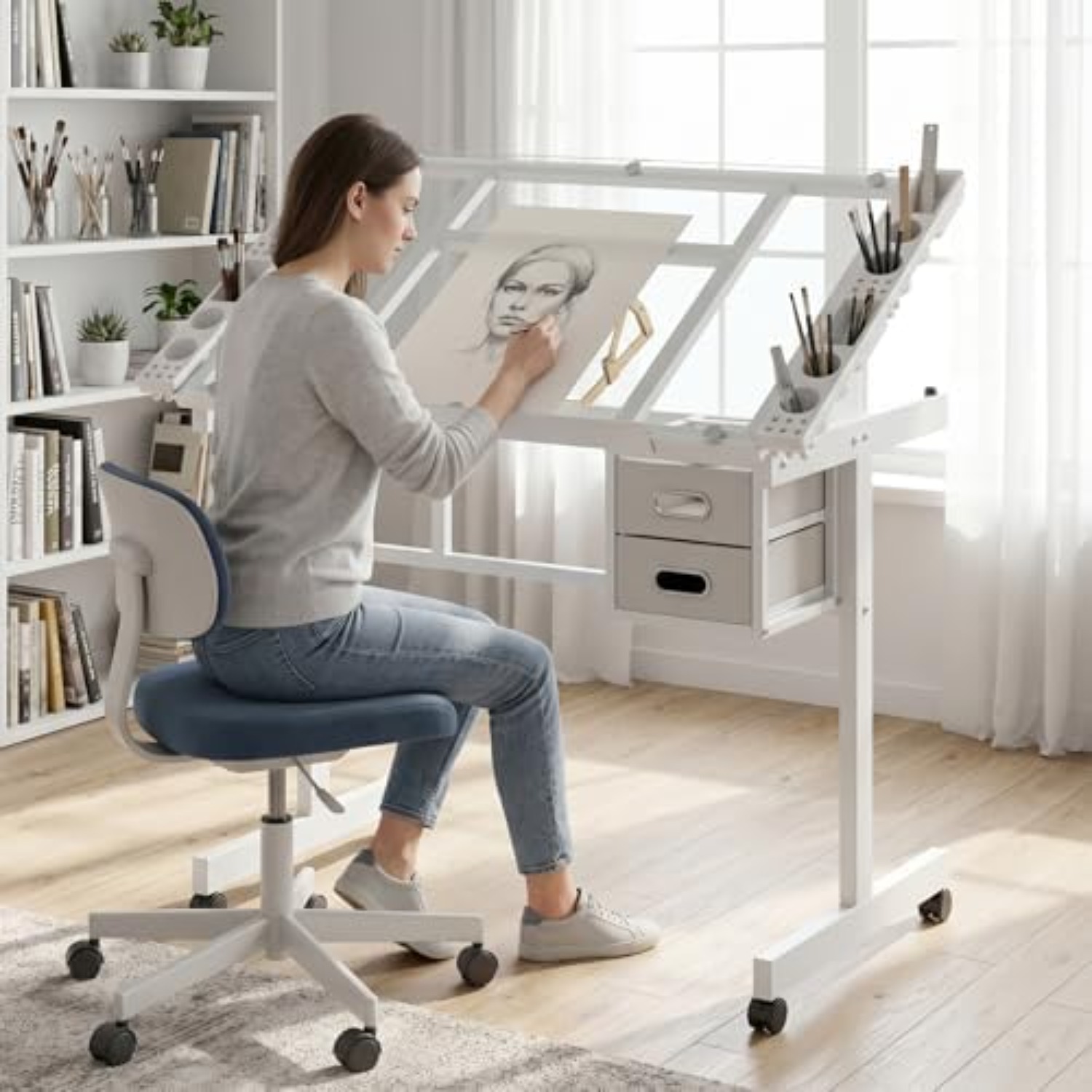 Ruchomy stół kreślarski, stół  – Art Crafts recenzja i cena