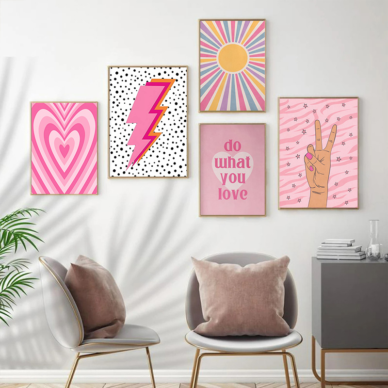 Abstrakcyjny Różowy Gradient B – Art Craft Love recenzja i cena