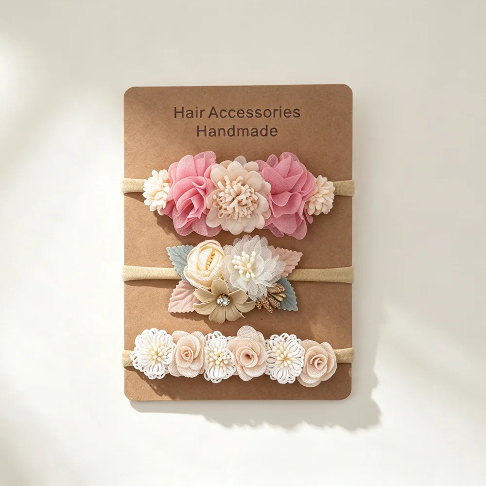 3 szt. Elastyczne opaski na gł – Art And Craft Hair recenzja i cena