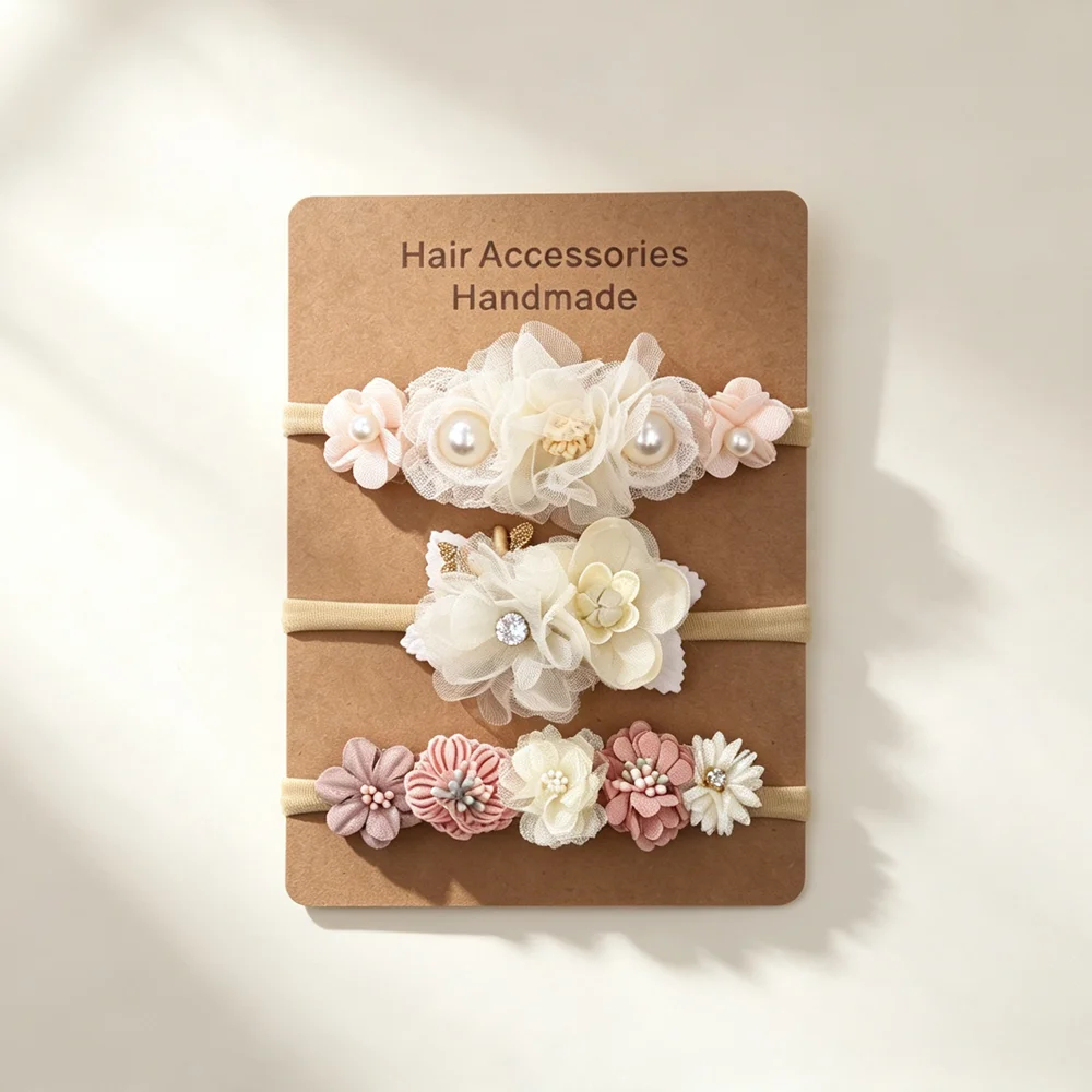 3 szt. Elastyczne opaski na gł – Art And Craft Hair recenzja i cena