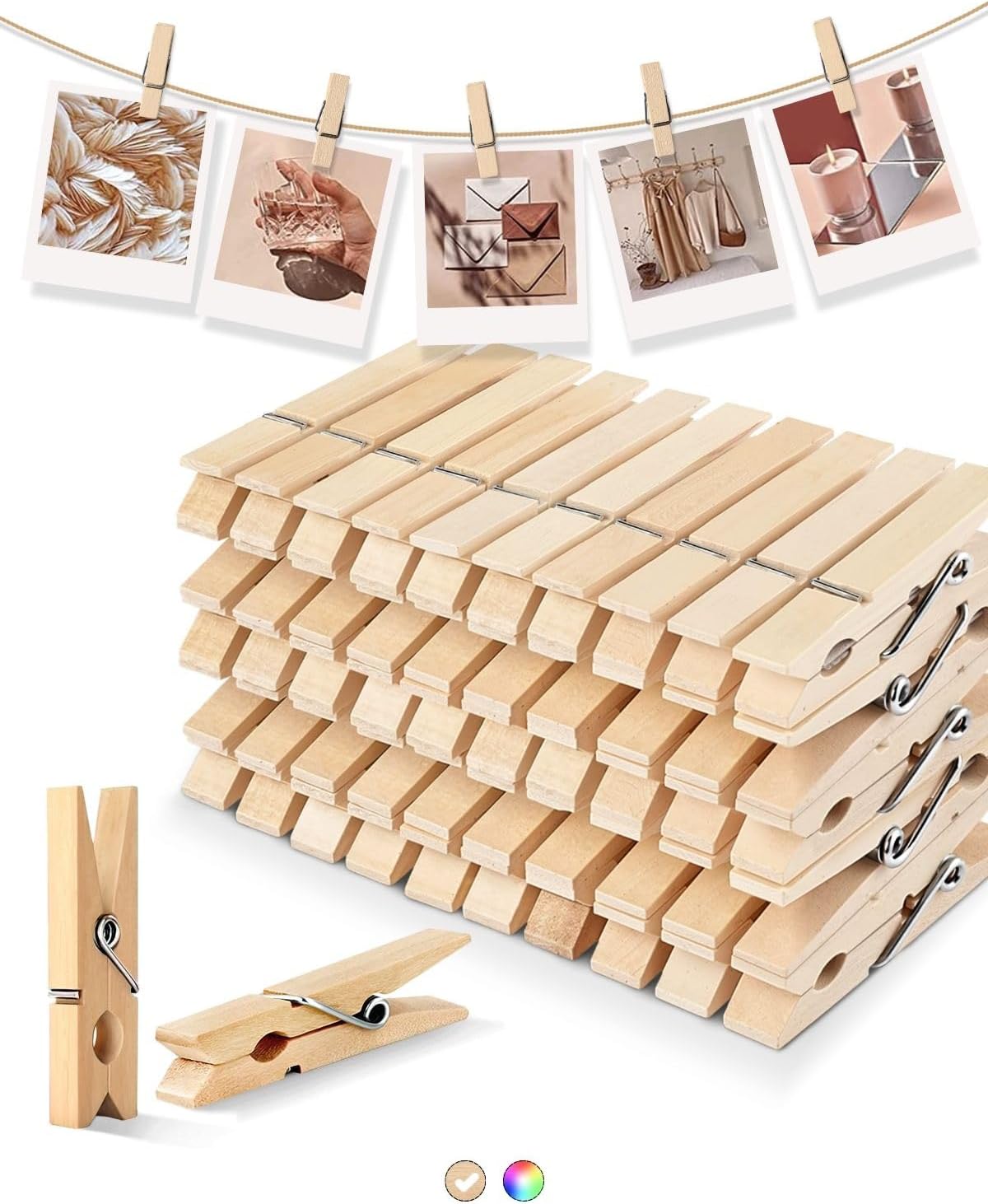100/10 szt. Mini Drewniane Kli – Art And Craft Photos recenzja i cena
