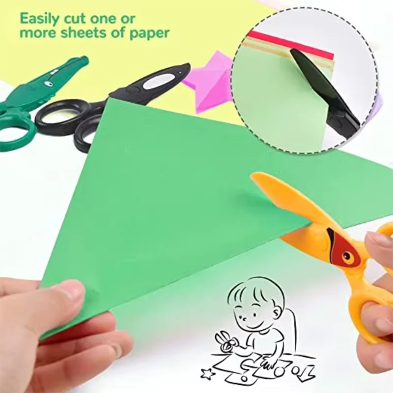 Nożyczki dla dzieci, ręcznie r – Art Craft For Preschoolers recenzja i cena