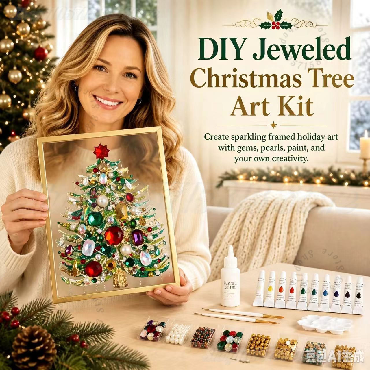 Zestaw do samodzielnego wykona – Art And Craft Xmas Tree recenzja i cena
