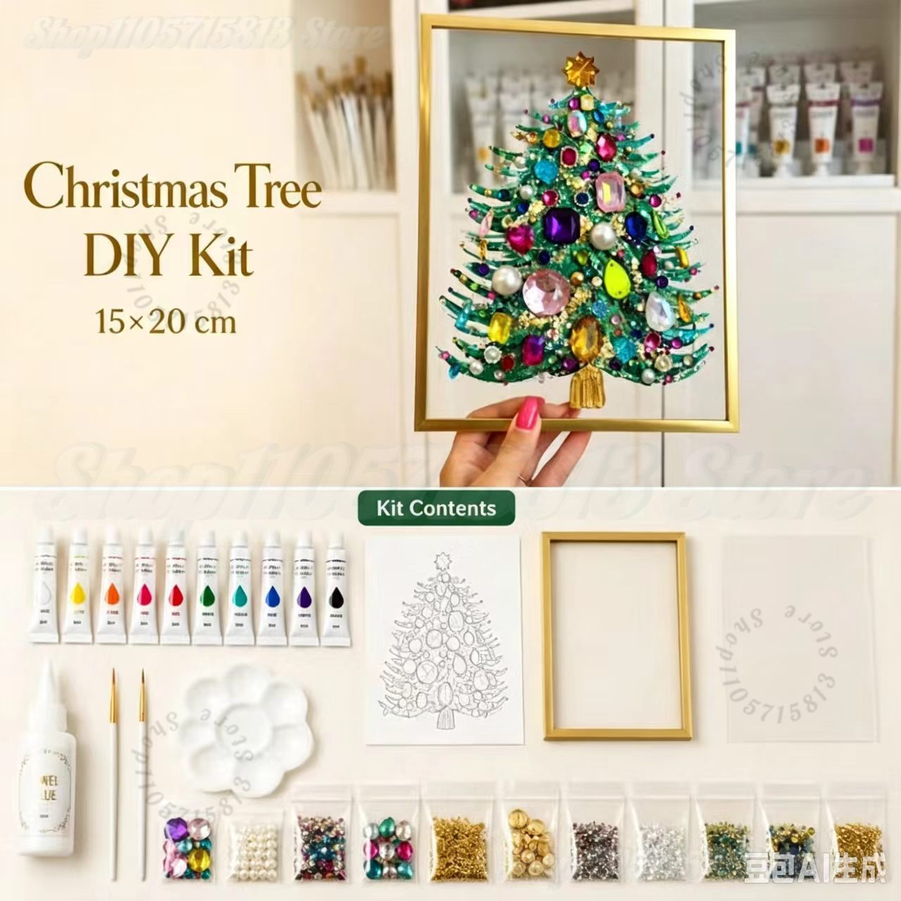 Zestaw do samodzielnego wykona – Art And Craft Xmas Tree recenzja i cena