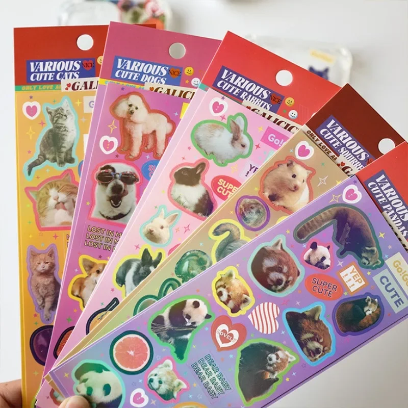 Kolorowe naklejki 1 arkusz Nak – Art Craft Zoo recenzja i cena