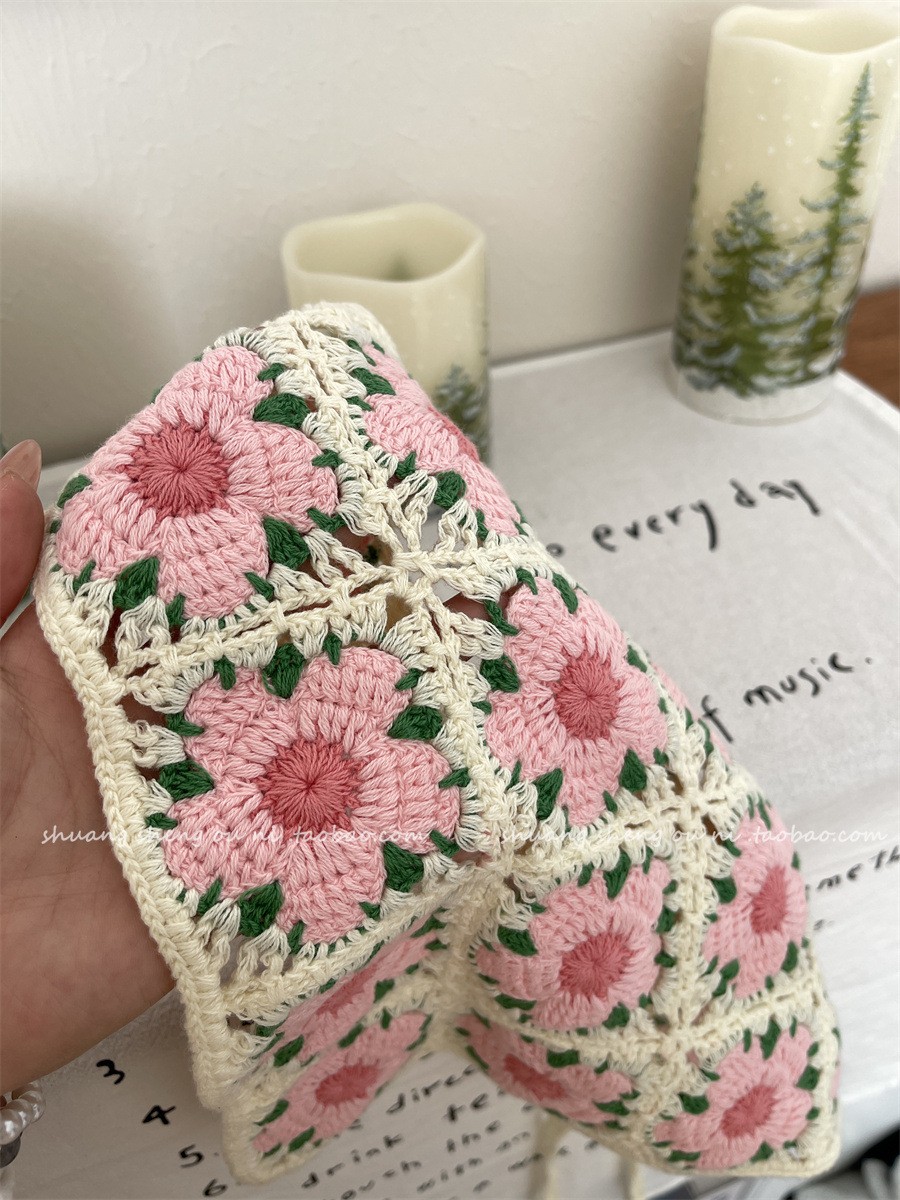 Vintage tkactwo Knitting kwiat – Art And Craft Hair recenzja i cena