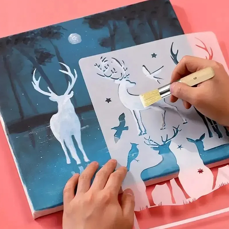 Zestaw 3 szt. drewnianych pędz – Art Craft Project recenzja i cena